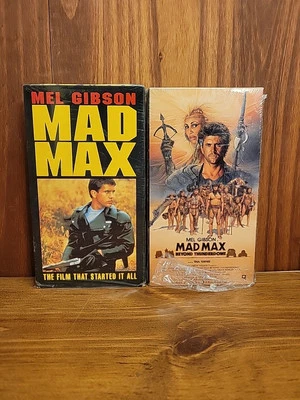 Mad Max VHS 1979 1993 Mel Gibson Cult Classic Film Action Beyond Thunderdome - Image 1 of 4