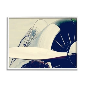 Stupell Plane Propeller Close Up Modern Industrial Grey 24 x 30 - Picture 1 of 5