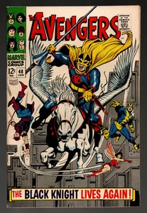 THE AVENGERS #48 ORIGIN New Black Knight! George Tuska Art! Roy Thomas Story 9.2 - Picture 1 of 14