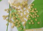 700PCS Gold plated daisy spacer beads 5mm W302