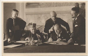 THE SIGNING OF THE TREATY OF CONCILIATION BETWEEN THE HOLY SEE AND THE ITALIAN GOVERNMENT #4 - Picture 1 of 3