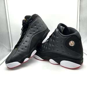 Tenis Nike Air Jordan 13 Retro ""Playoffs"" negras blancas 414571-062 para hombre talla 18 - Imagen 1 de 10