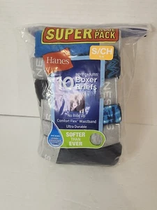 Boy's Size S 6-8 Hanes Briefs 10 Pair Underwear Boxer Briefs Tagless Boy Briefs - Picture 1 of 6