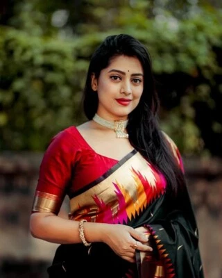 Sari Party Wear Indian Pakistani Wedding Blouse Ethnic Bollywood Saree Designer - Image 1 of 4