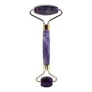 Amethyst Facial Roller, helps reduce under-eye puffiness and dark circles - Picture 1 of 6