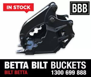 EXCAVATOR GRAB BUCKET 8 TONNE BETTA BILT BUCKETS 1300 699 888 - Picture 1 of 2