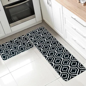 MB One Kitchen Rug 2 Pc Set, Floor Runners, Soft, Absorbent & Washable - Picture 1 of 9