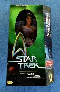 12 INCH COUNSELOR DEANNA TROI FIGURE STAR TREK WOMEN OF STAR TREK PLAYMATES - Picture 1 of 3