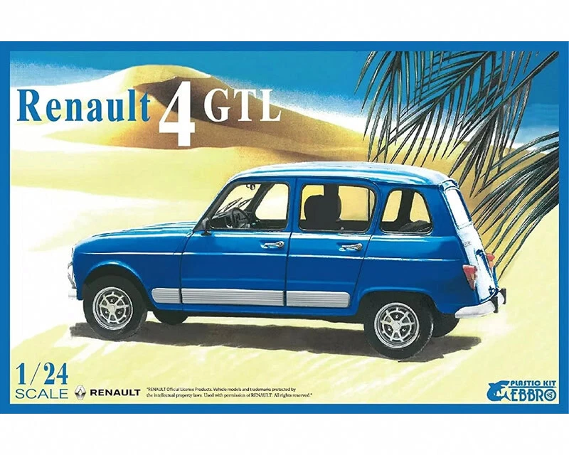 1 24 Renault 4gtl Modellismo-plastica Ebbro