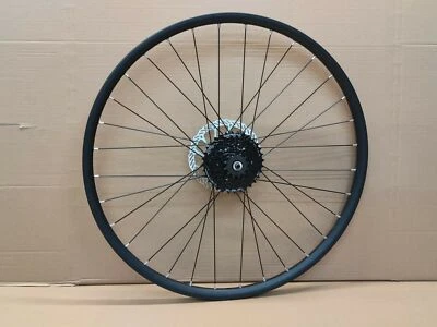 QR 700c 28" Hybrid Bike REAR DISC Wheel 7/8/9/10 Speed Shimano Cassette Option - Image 1 of 4