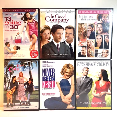 6 ROMANTIC COMEDIES (DVD Lot) Comedy Drama Romance - Image 1 of 4