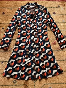 VGC women's Miss Patina Geometric Print Dress - Sz Small - Picture 1 of 4