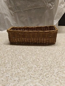 Kitchen Organizer for Utensils and Cutlery Storage Bread Wicker Basket - Picture 1 of 3
