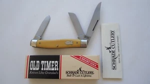 SCHRADE USA FRONTIERSMAN 8OTY STOCKMAN PATTERN KNIFE - Picture 1 of 17