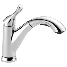 Delta Grant Pull-Out Kitchen Faucet in Chrome-Certified Refurbished