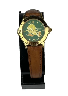 Reloj Warner Bros Armitron De Colección 1995 Piolín Esfera Verde Banda Marrón - Batería Nueva Foto 1 de 4