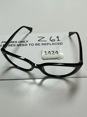Ralph Lauren eyeglass Frames RA 5274 5001/8G 56 16 140 3N Black Full Rim - Image 1 of 4