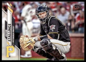 2020 Topps #598 Jacob Stallings Pittsburgh Pirates - Picture 1 of 2