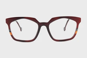 Auténtico LA Eyeworks SIR DAMA 315 49 mm Borgoña Gradiente Multicolor Italia - Imagen 1 de 6