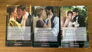 3 X Mills and Boon Double Historical Romance, Love 2023 Mixed Authors Paperbacks - Picture 1 of 12