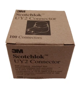 3M UY2 2 Draht Scotchlok Solid Butt Connector - 100 Stück NEU IM KARTON - Bild 1 von 8