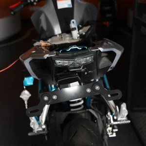 Motorcycle License Plate Bracket Holder Mount For YAMAHA MT-09 /SP 2021-2024 NEW - Picture 1 of 9
