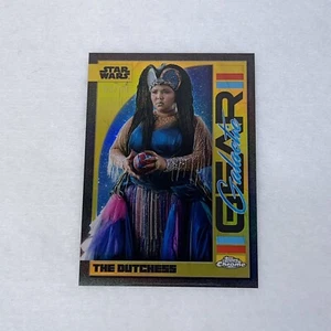 2024 Star Wars Topps Chrome THE DUTCHESS GG-10 Gold Refractor 08/50 Lizzo M/MN - Picture 1 of 7