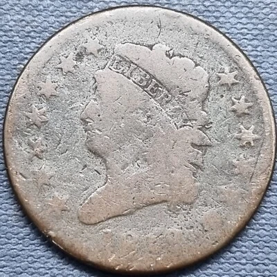 1812 Classic Head Large Cent 1c Circulated #78462 - Image 1 of 2
