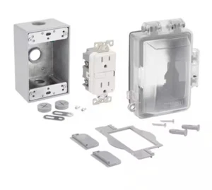 COMMERCIAL ELECTRIC Clear 1-Gang Extra Duty Während-In-Use Wetterfest Cover Kit - Bild 1 von 1
