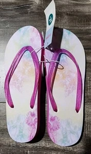 Sandalias Chanclas Cat & Jack Arco Iris Tie-Dye Tanga Sin Cordones Niño Grande Talla XL (6) - Imagen 1 de 4
