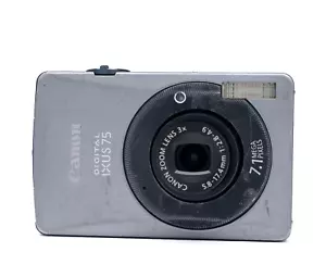 Canon Digital IXUS 75 7.1MP Digital Camera - Silver - Picture 1 of 8
