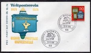 116 - Germany 1974 - The 100th Anniversary of the World Postal Union - FDC - Picture 1 of 2