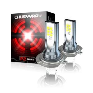 H7 Xenon White LED High/Low Beam Headlight Bulbs 2X For BMW E90 F30 328i 330i - Picture 1 of 11