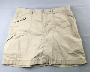 White Stag Womens Skort Brown 8 Casual Outdoor Pockets A-Line #1682 - Picture 1 of 10