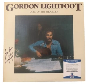 Álbum disco LP autografiado firmado por Gordon Lightfoot Cold Shoulder certificado por PSA - Imagen 1 de 3