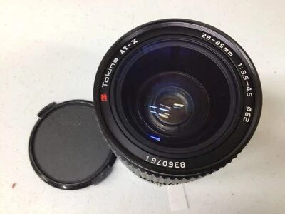 Lente Canon FD Tokina AT-X zoom estándar ancho 28-85 mm f/3,5-4,5 MF Foto 1 de 3