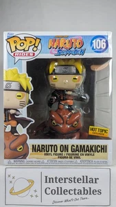 Funko Pop! Naruto: Naruto on Gamakichi #106 Hot Topic Exclusive - Picture 1 of 6