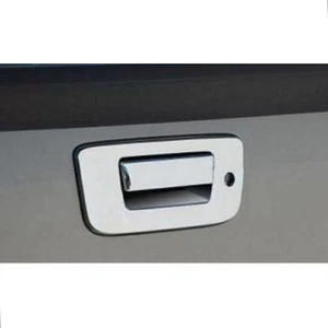 Tailgate Handle Cover for 2007-2013 Chevy Silverado 1500 w/Keyhole [Chrome] - Picture 1 of 3