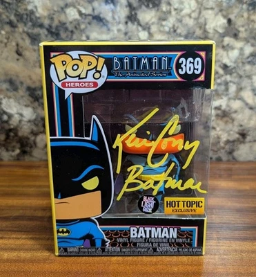 Funko POP! Batman TAS #369 Hot Topic Firmado por Kevin Conroy JSA Protector Foto 1 de 4