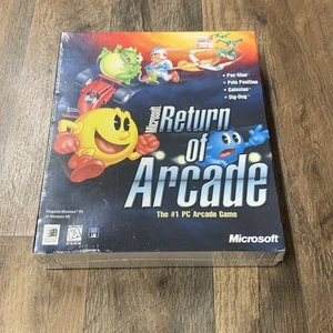 Vintage Microsoft Return of Arcade Big Box PC Game Sealed - Picture 1 of 5