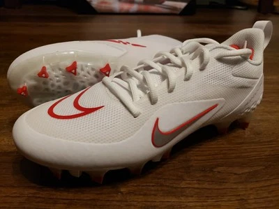 Size 8.5 Nike Alpha Huarache Pro 8 Lacrosse LAX Cleats  CW4446-103  - Image 1 of 4