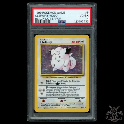 Clefairy Holo #5/102 Black Dot Error PSA 4 Base Set Pokemon 1999 - Image 1 of 3