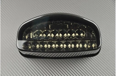 AVDBMOTO Feu Arrière Fumé Noir + Clignotants HONDA X11 X-Eleven CB 1100 SF SC42 1999-2004