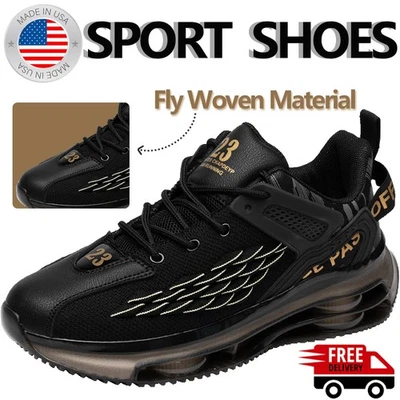 New Mens Outdoor Casual Athletic Running Walking Sneakers Adjustable Fashionable - Image 1 of 4