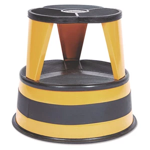 Cramer Kik-Step Steel Step Stool 350 lb cap 16" dia. x 14 1/4h Orange 100130 - Zdjęcie 1 z 2