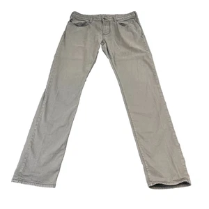 Emporio Armani J06 Mens  Jeans 32 32 Slim Straight Fit Light Grey Stretch GA - Picture 1 of 13