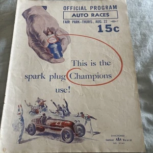 1940 August Racing Program. WI State Fair - Picture 1 of 3