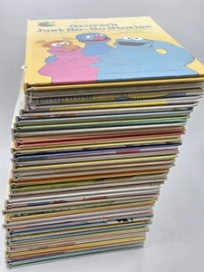 Vintage SESAME STREET Book Club Hardcover Books 1980's-Lot of 36 BOOKS - Picture 1 of 22