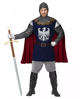 HORROR-SHOP Ritterkostüm für Männer als Faschings und Halloween Verkleidung