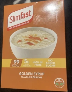 3 SlimFast - GOLDEN SYRUP - Flavour Porridge 145 g (5 x 29 g) - Picture 1 of 3